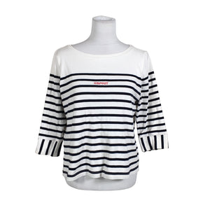 Unisex Esprit - Trikotaažist pluus, suurus 38 - Valge (1)