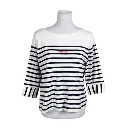 Unisex Esprit - Trikotaažist pluus, suurus 38 - Valge ()