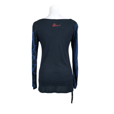 Unisex Desigual - Trikotaažist pluus, suurus 36 - Must (2)