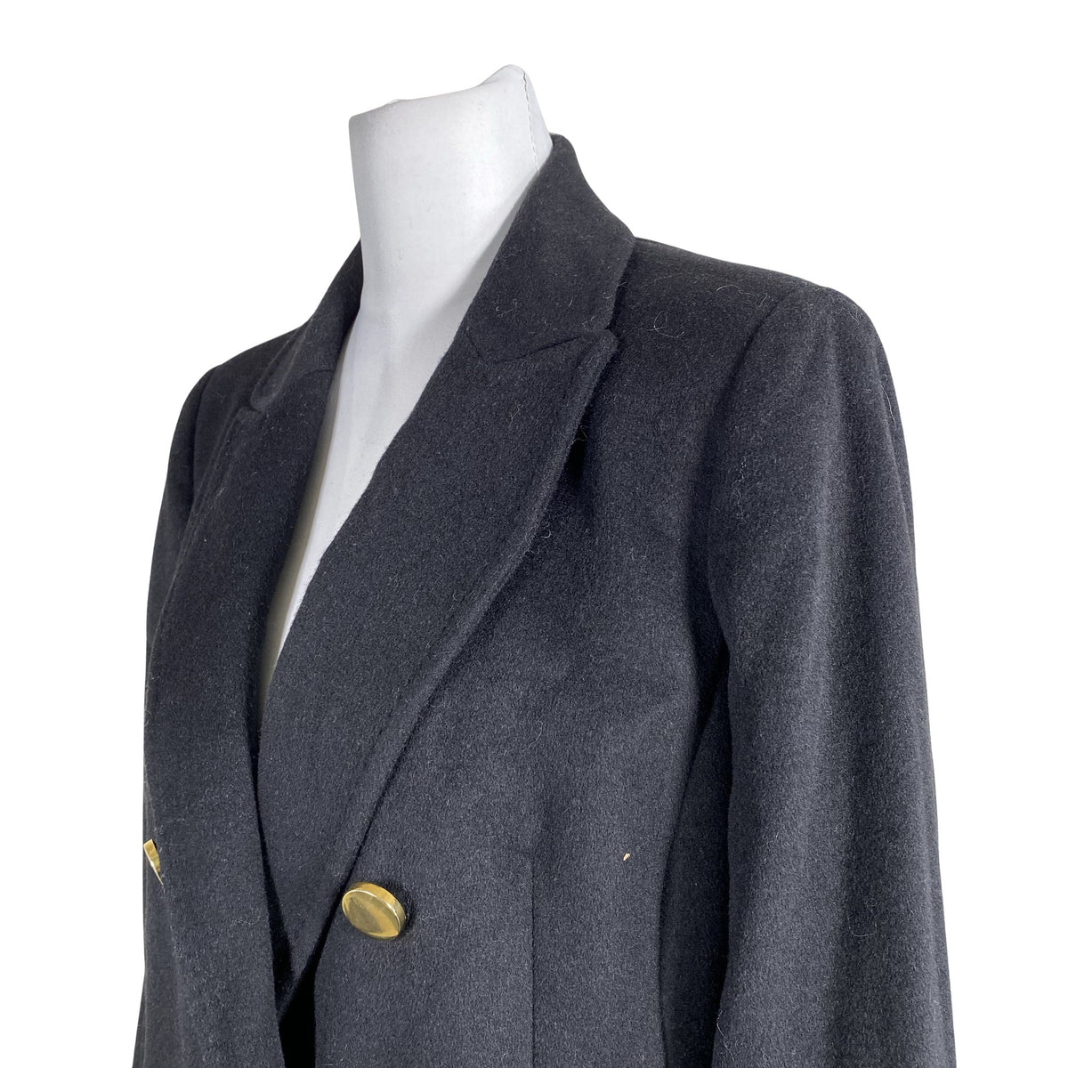 Unisex Ril's - Villane mantel, suurus 40 - Must (2)