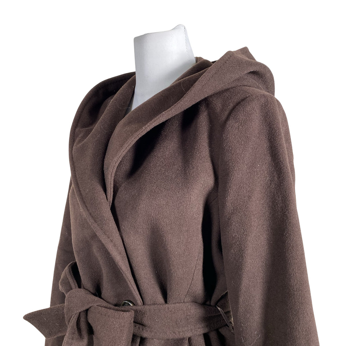 Unisex Ril's - Villane mantel, suurus 40 - Pruun (2)