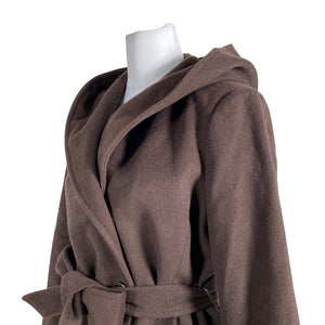 Unisex Ril's - Villane mantel, suurus 40 - Pruun (2)