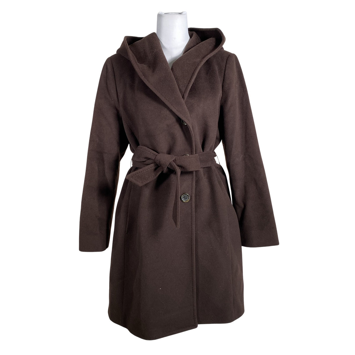 Unisex Ril's - Villane mantel, suurus 40 - Pruun (1)