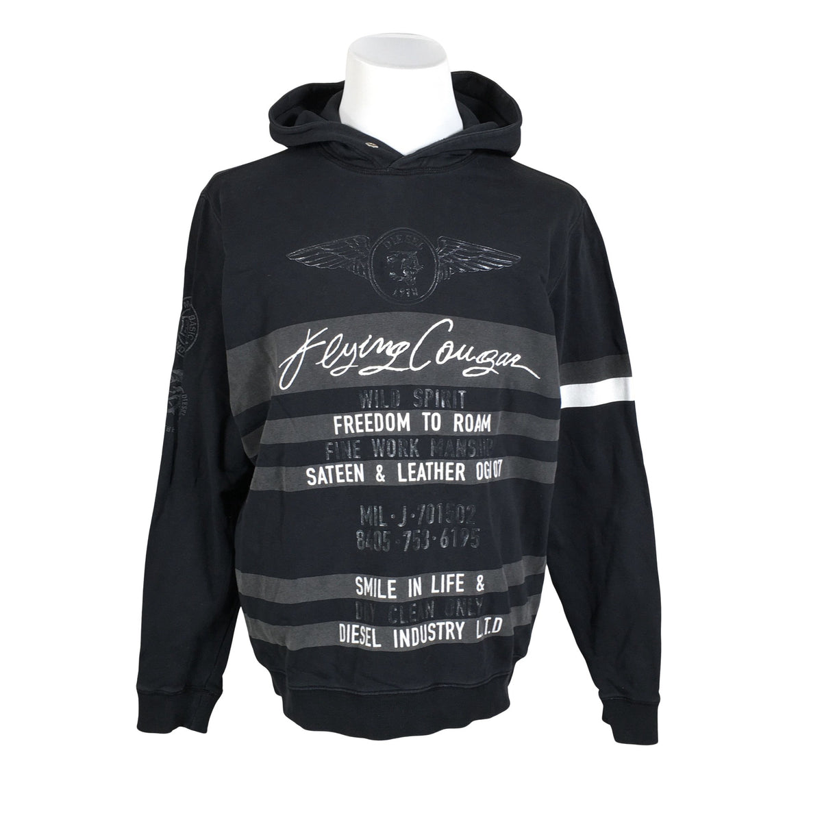 Unisex Diesel - Dressipluus, suurus XL - Must (1)