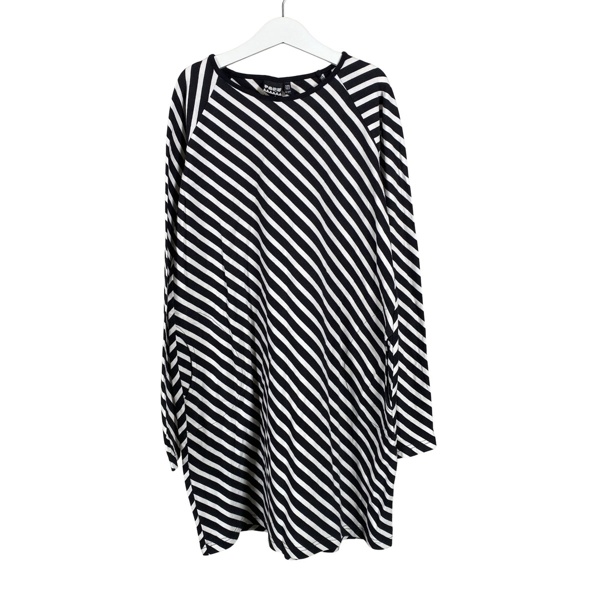 Unisex Papu - Trikotaažist kleit, suurus 146 - 152 - Must (1)