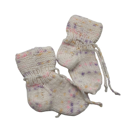 Unisex Handmade - Villased sokid, suurus 15 - Valge ()