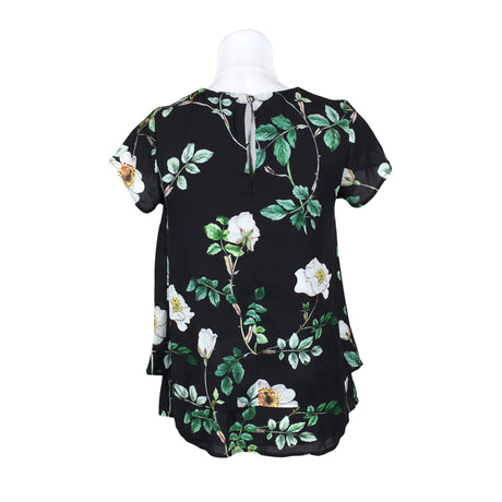 Unisex H&M Mama - Lühikeste käistega pluus, suurus 34 - Must (2)