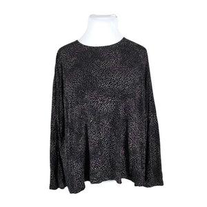 Unisex Nanso - Trikotaažist pluus, suurus 44 - Must (1)