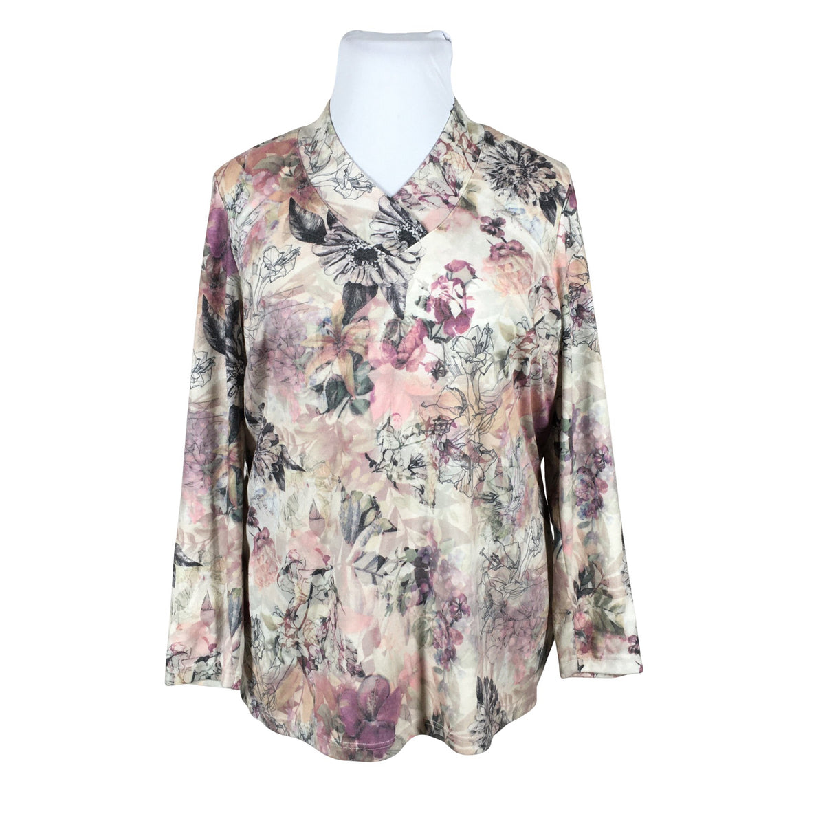 Unisex Atelier - Trikotaažist pluus, suurus 44 - Beige (1)