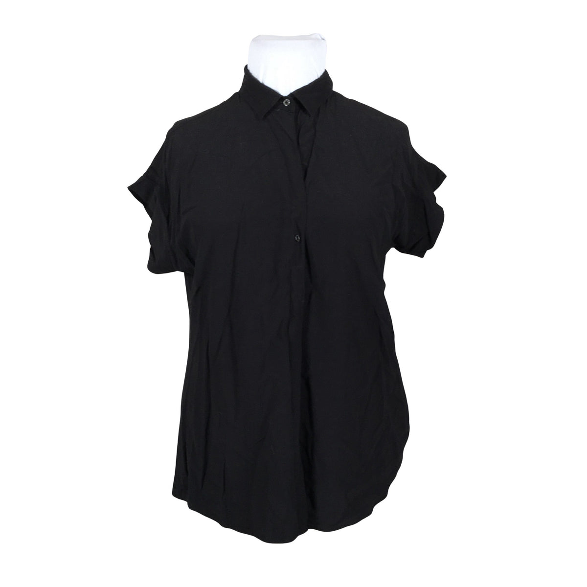 Unisex Sand - Lühikeste käistega pluus, suurus 42 - Must (1)