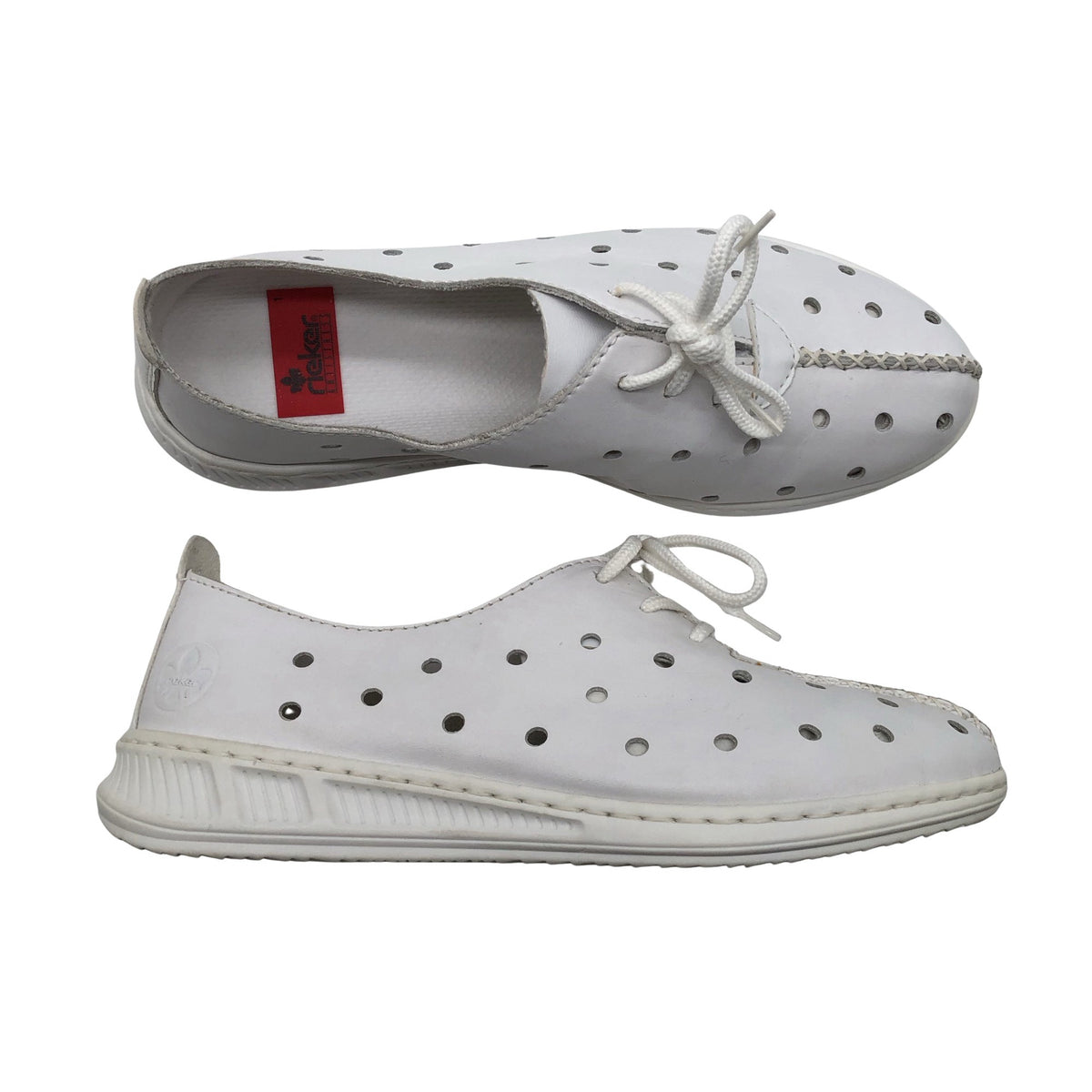 Unisex Rieker - Igapäevased jalanõud, suurus 38 - Valge (1)