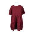 Unisex Nanso - Mitteveniv kleit, suurus 44 - Veinipunane ()