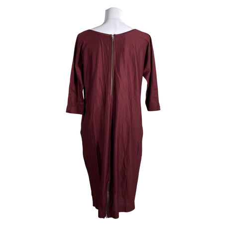 Unisex Cora Kemperman - Trikotaažist kleit, suurus 36 - Veinipunane (2)