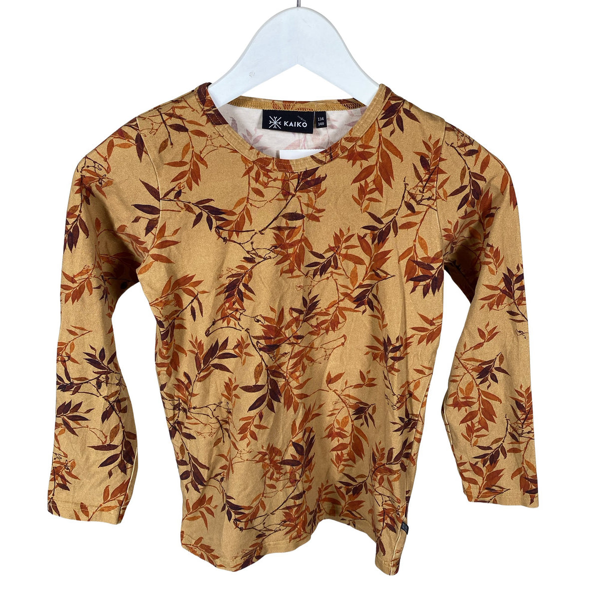 Unisex Kaiko - Trikotaažist pluus, suurus 128 - 134 - Kollane (1)