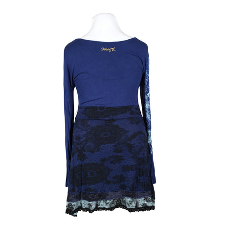 Unisex Desigual - Trikotaažist kleit, suurus 42 - Sinine (2)