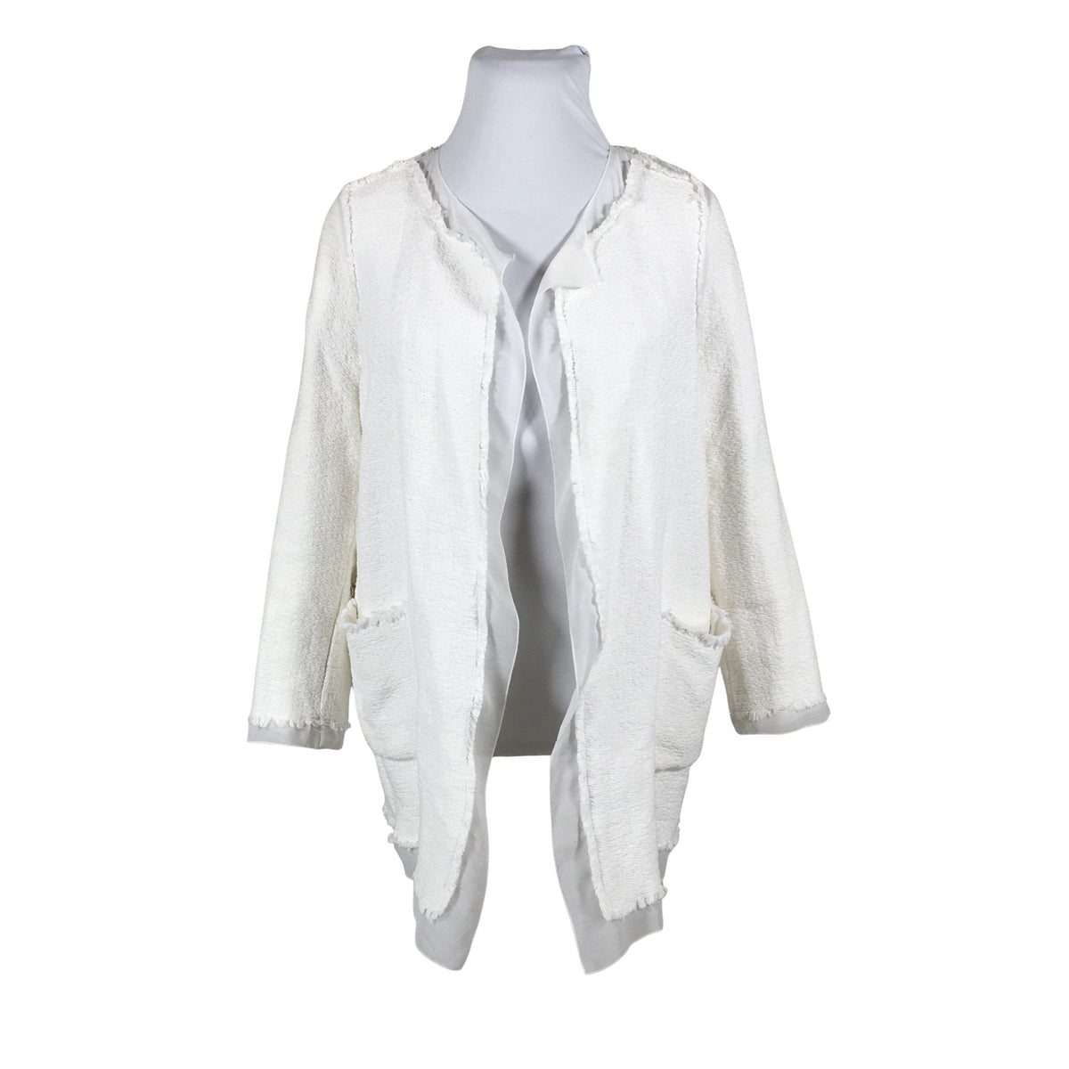 Unisex Marina Rinaldi - Kardigan, suurus 42 - Valge (1)