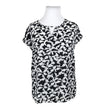 Unisex Cut & Pret - Lühikeste käistega pluus, suurus 44 - Must ()