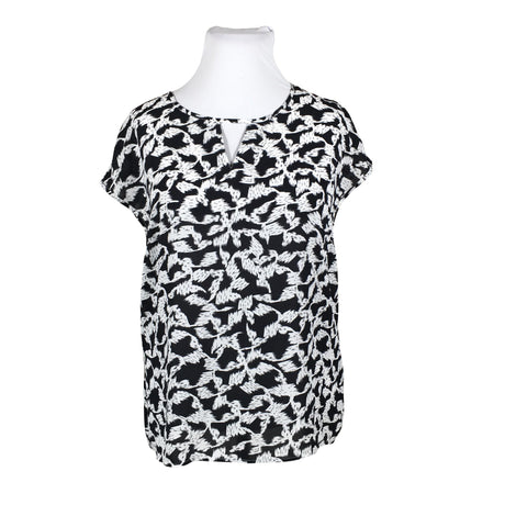 Unisex Cut & Pret - Lühikeste käistega pluus, suurus 44 - Must ()
