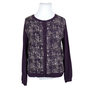 Unisex Jackpot - Kardigan, suurus 42 - Lilla (1)