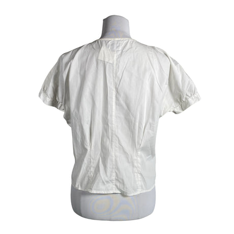Unisex Benetton - Lühikeste käistega pluus, suurus 36 - Valge (2)
