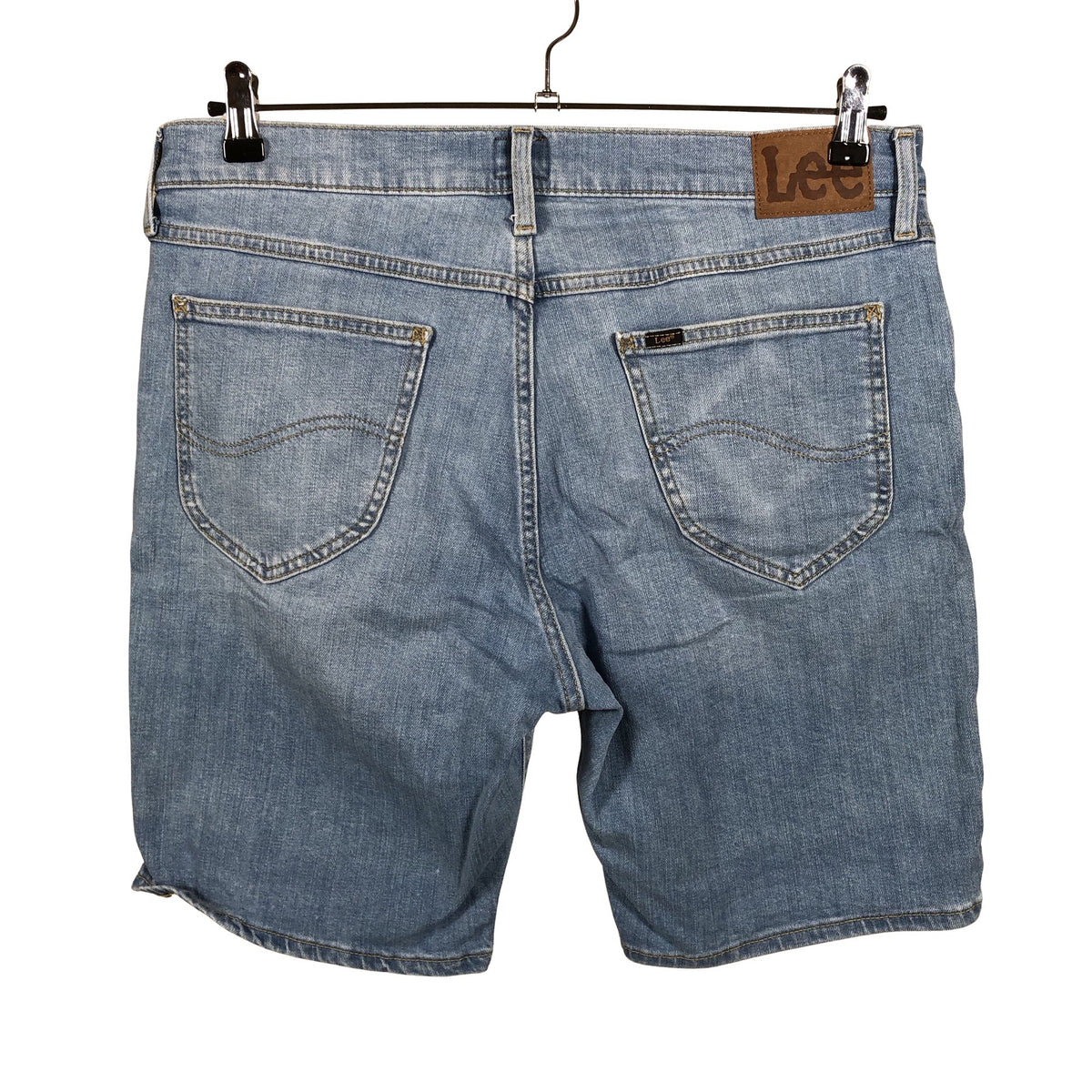 Unisex Lee - Teksast lühikesed püksid, suurus W33 - Helesinine (2)