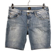 Unisex Lee - Teksast lühikesed püksid, suurus W33 - Helesinine ()