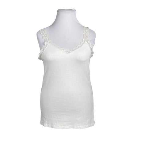 Unisex Tom Tailor - Trikotaažist topp, suurus 42 - Valge ()