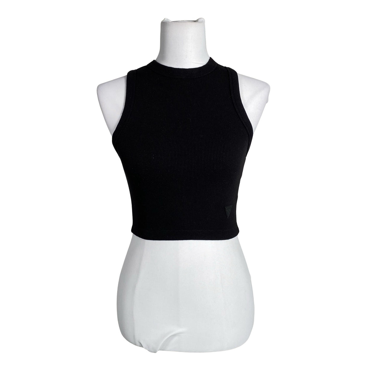 Unisex Guess - Trikotaažist topp, suurus 34 - Must (1)