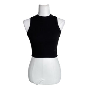 Unisex Guess - Trikotaažist topp, suurus 34 - Must (1)