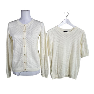 Unisex Nanso - Kardigan, suurus 36 - Looduslik valge (1)