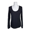 Unisex Global - Trikotaažist pluus, suurus 38 - Must ()
