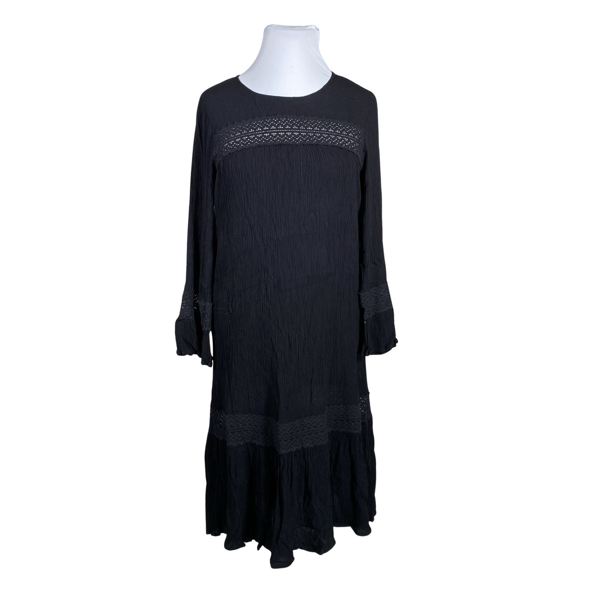 Unisex Zizzi - Mitteveniv kleit, suurus 42 - Must (1)