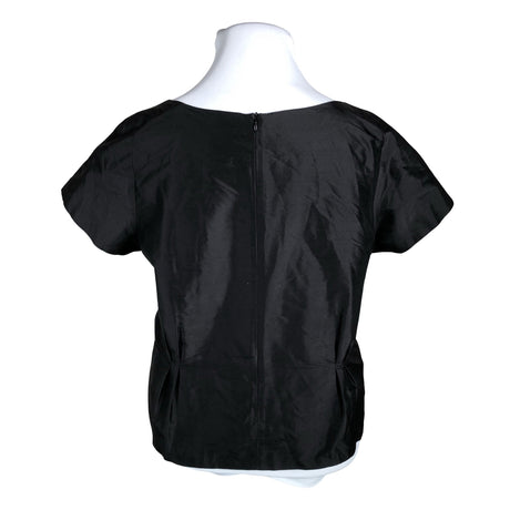 Unisex Marimekko - Lühikeste käistega pluus, suurus 44 - Must (2)