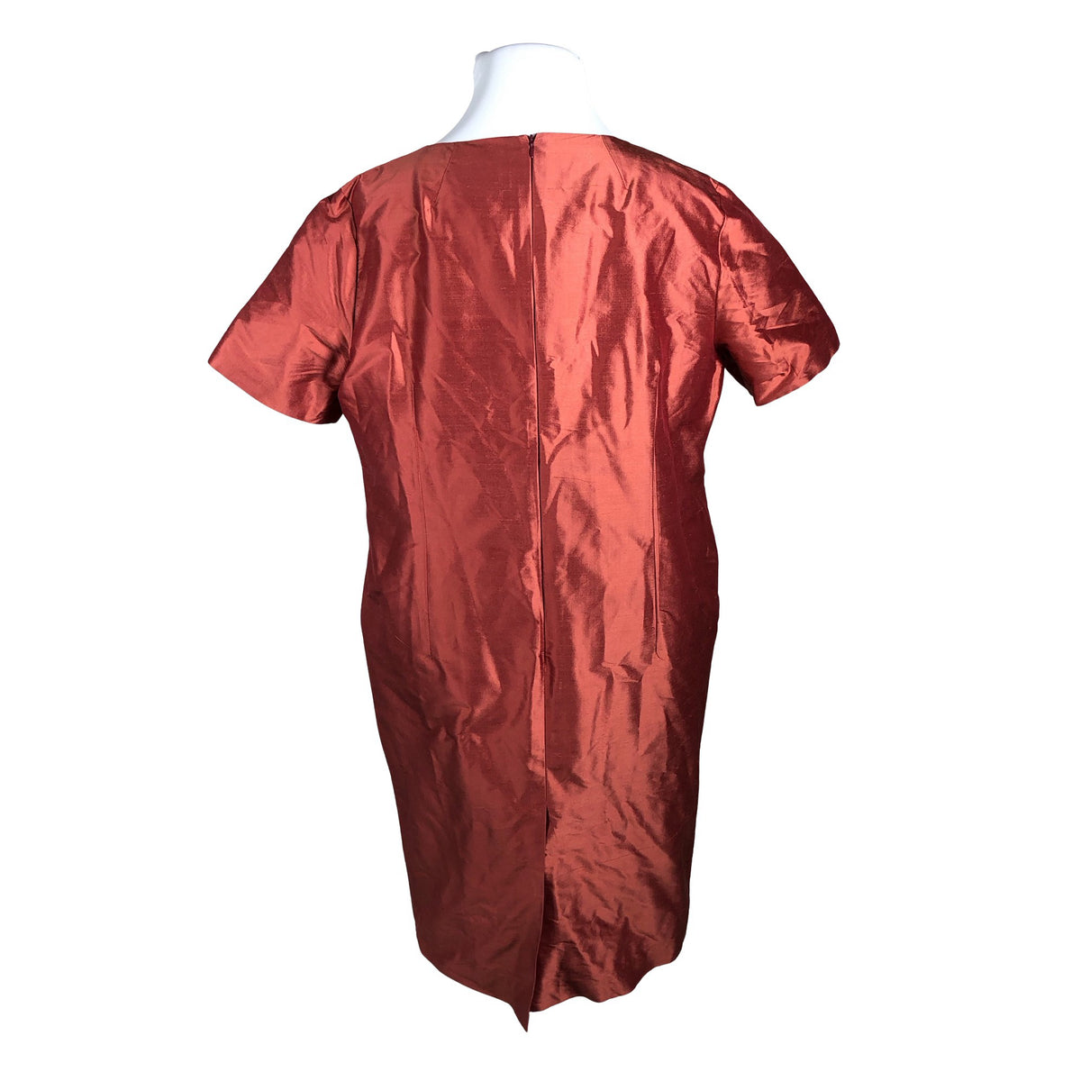 Unisex Moda - Mitteveniv kleit, suurus 46 - Punane (2)