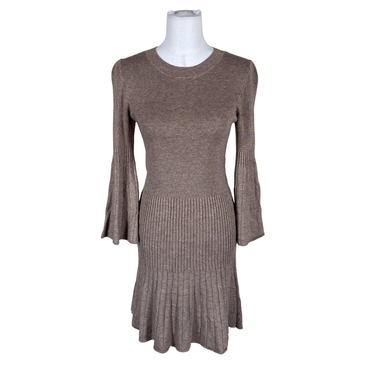 Unisex Nanso - Kootud kleit, suurus 38 - Pruun (1)