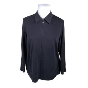 Unisex Atelier Creation - Trikotaažist pluus, suurus 46 - Sinine (1)