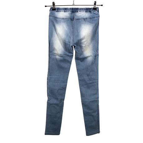 Unisex Lindex - Teksaretuusid, suurus 34 - Helesinine (2)