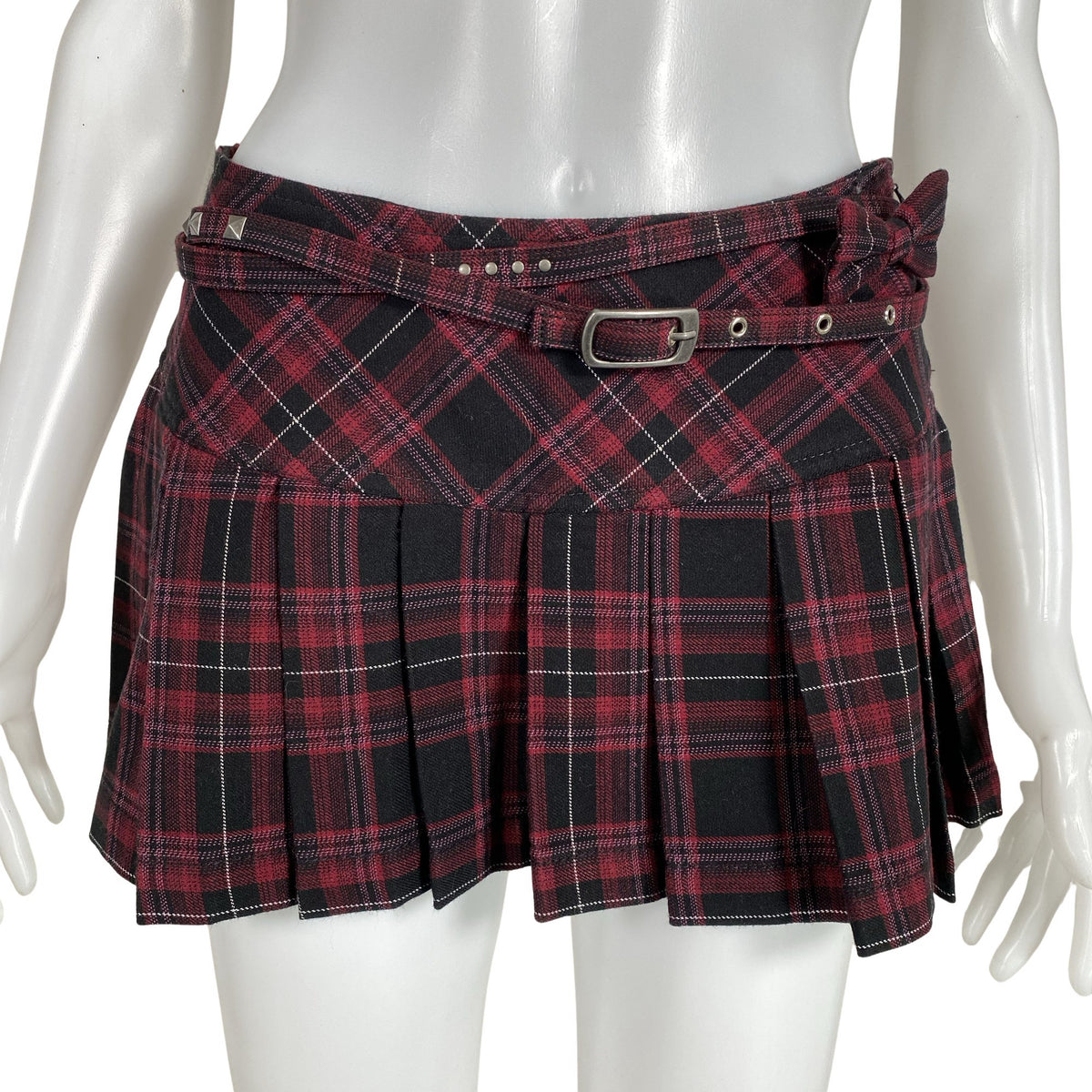 Unisex Tommy Hilfiger - Plisseerseelik, suurus 36 - Veinipunane (1)