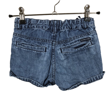 Unisex Polarn O. Pyret - Teksast lühikesed püksid, suurus 116 - 122 - Sinine (2)