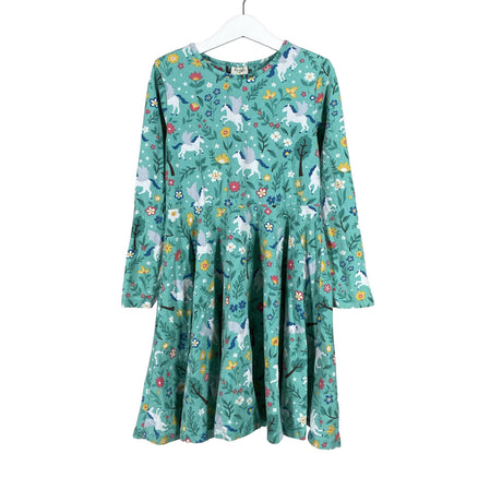 Unisex Frugi - Trikotaažist kleit, suurus 128 - 134 - Roheline ()