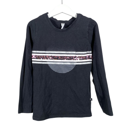 Unisex Keiki - Trikotaažist pluus, suurus 122 - 128 - Must ()