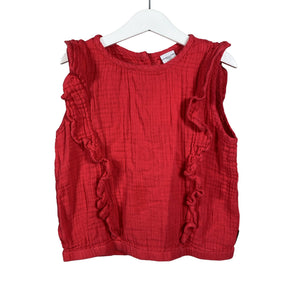 Unisex Polarn O. Pyret - Topp, suurus 134 - 140 - Punane (1)