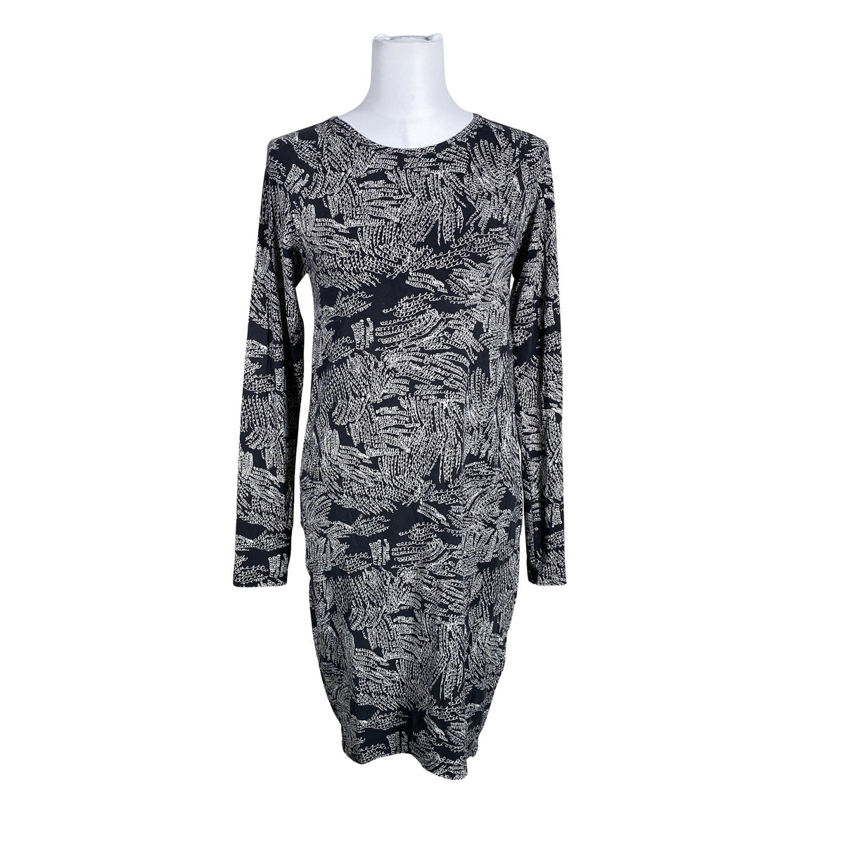 Unisex Papu - Trikotaažist kleit, suurus 34 - Sinine (1)