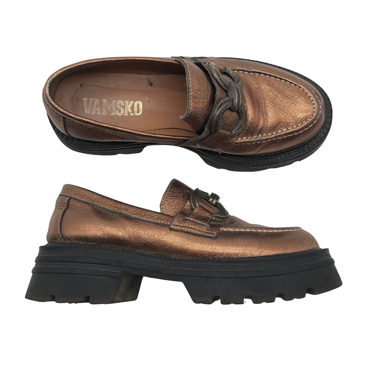 Unisex Vamsko - Mokassiinid, suurus 36 - Pruun (1)
