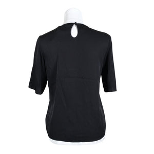 Unisex Filippa K. - Lühikeste käistega pluus, suurus 34 - Must (2)