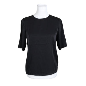Unisex Filippa K. - Lühikeste käistega pluus, suurus 34 - Must (1)