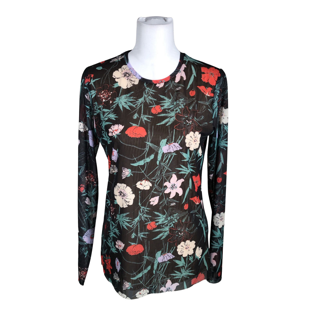Unisex Marimekko - Trikotaažist pluus, suurus 40 - Must (1)