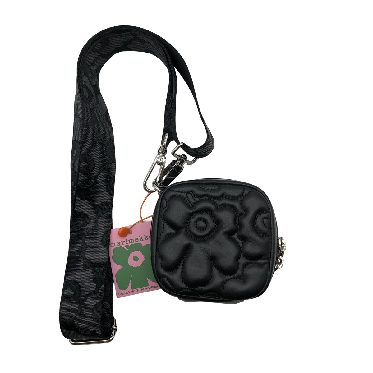 Unisex Marimekko - Õlakott, suurus Mini - Must (1)