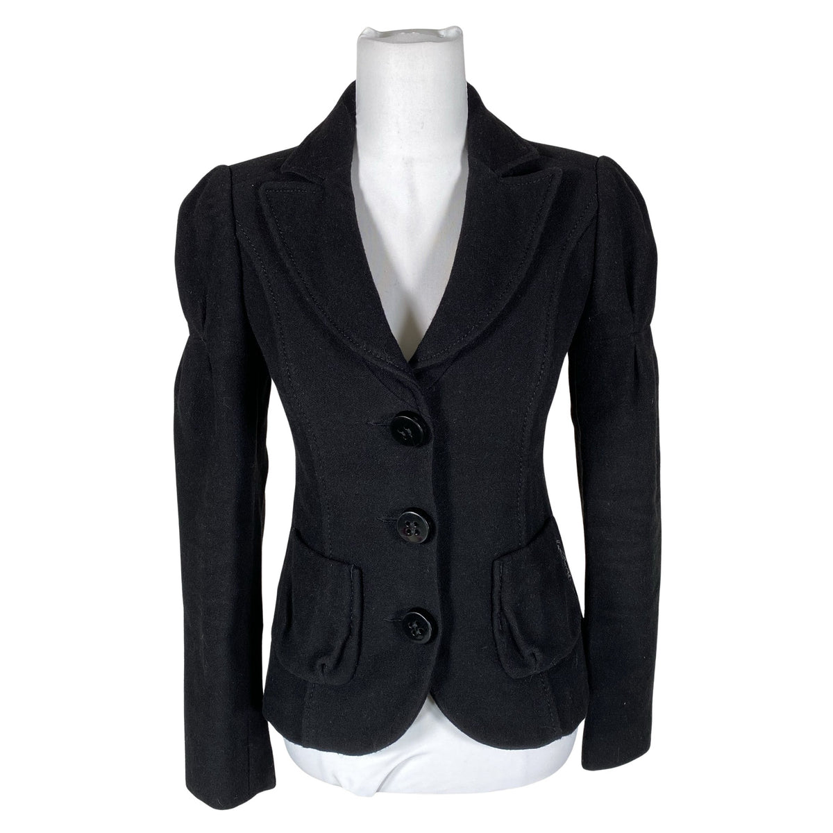 Unisex Miss Sixty - Villane mantel, suurus 36 - Must (1)