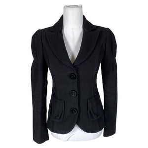 Unisex Miss Sixty - Villane mantel, suurus 36 - Must (1)